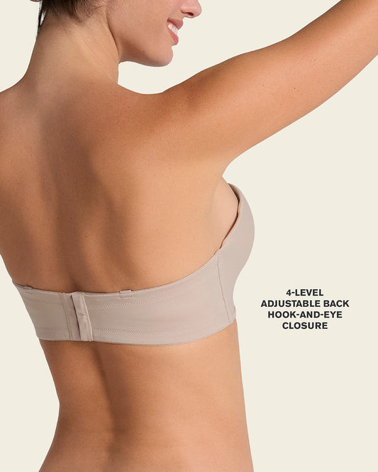 Triple Push-Up Strapless Bra