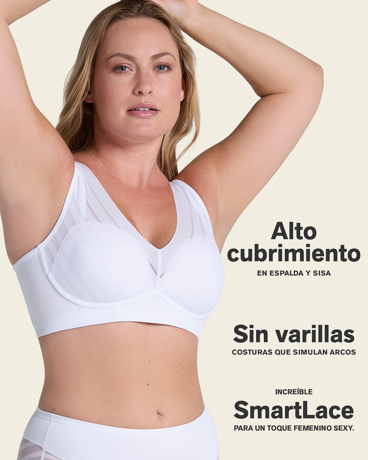 Lace Wireless Support Bra