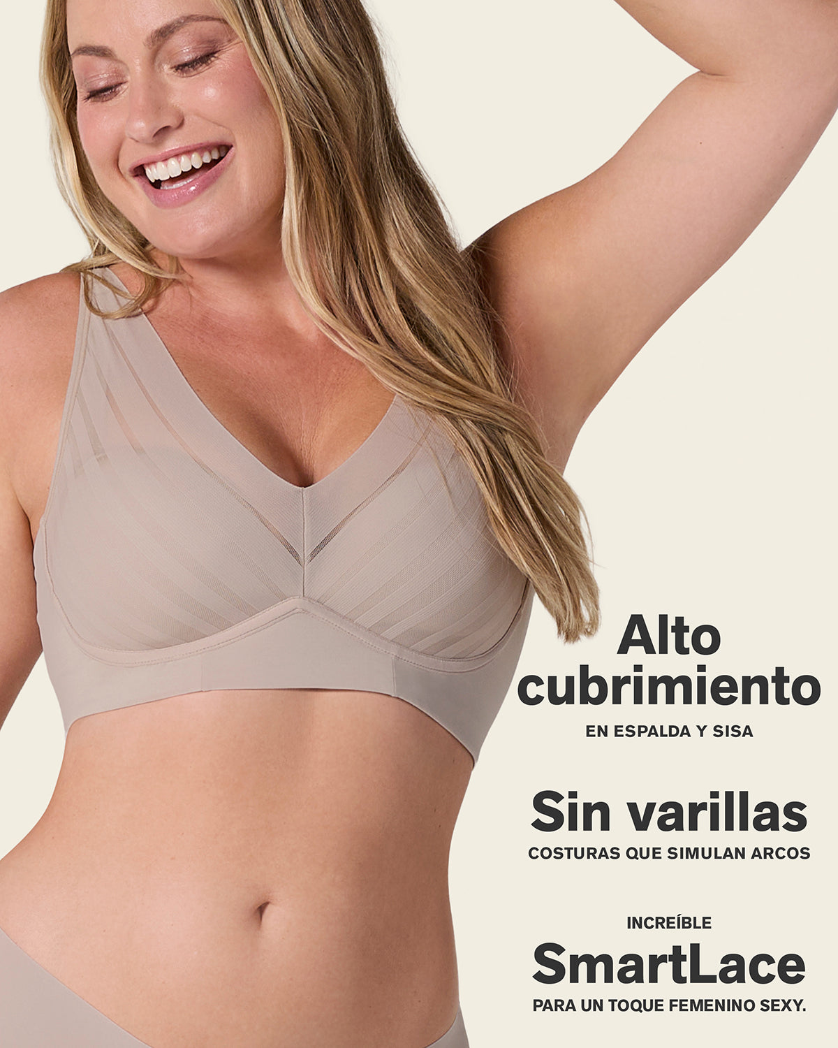 Lace Wireless Support Bra